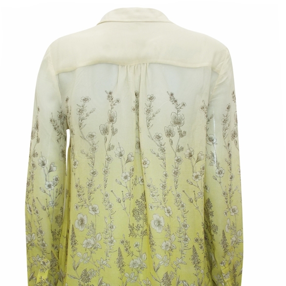 Flower Printed Long Sleeve Blouse - Picture 2 of 8